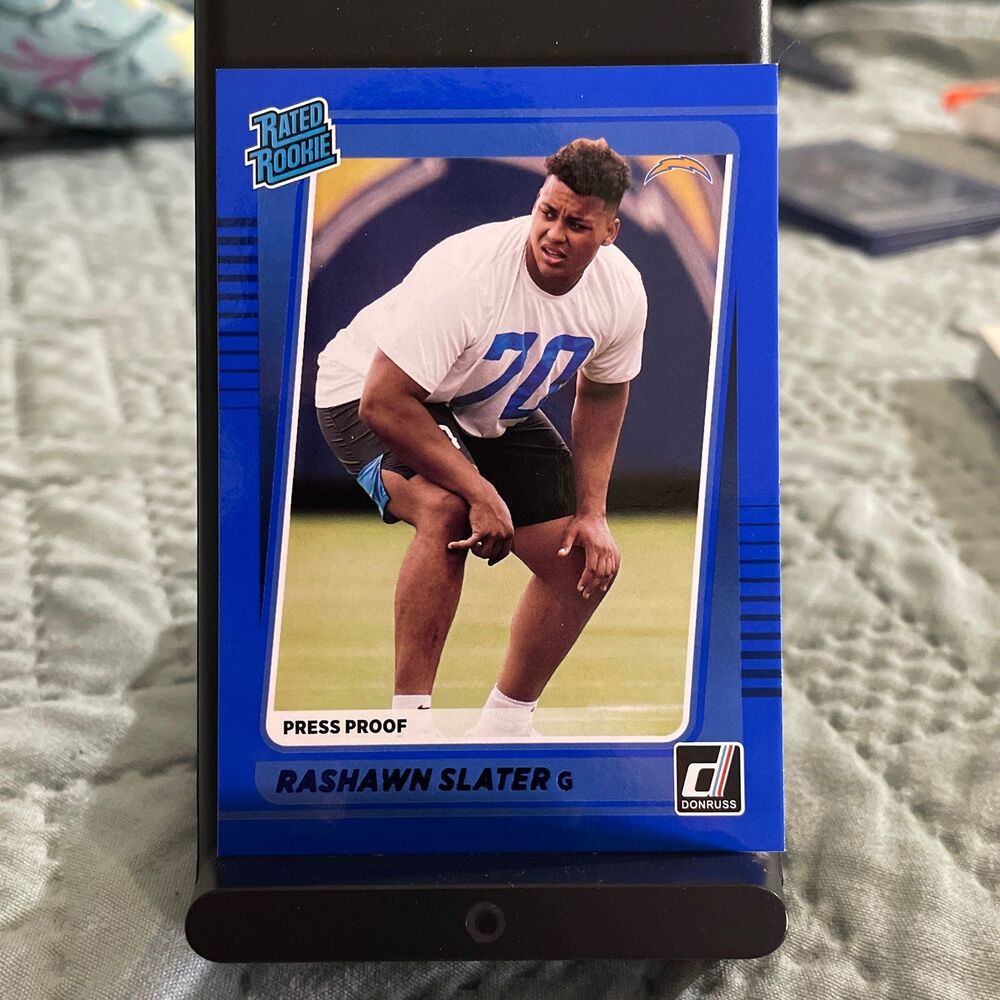Los Angeles Chargers Rashawn Slater Donruss Rated Rookie 332